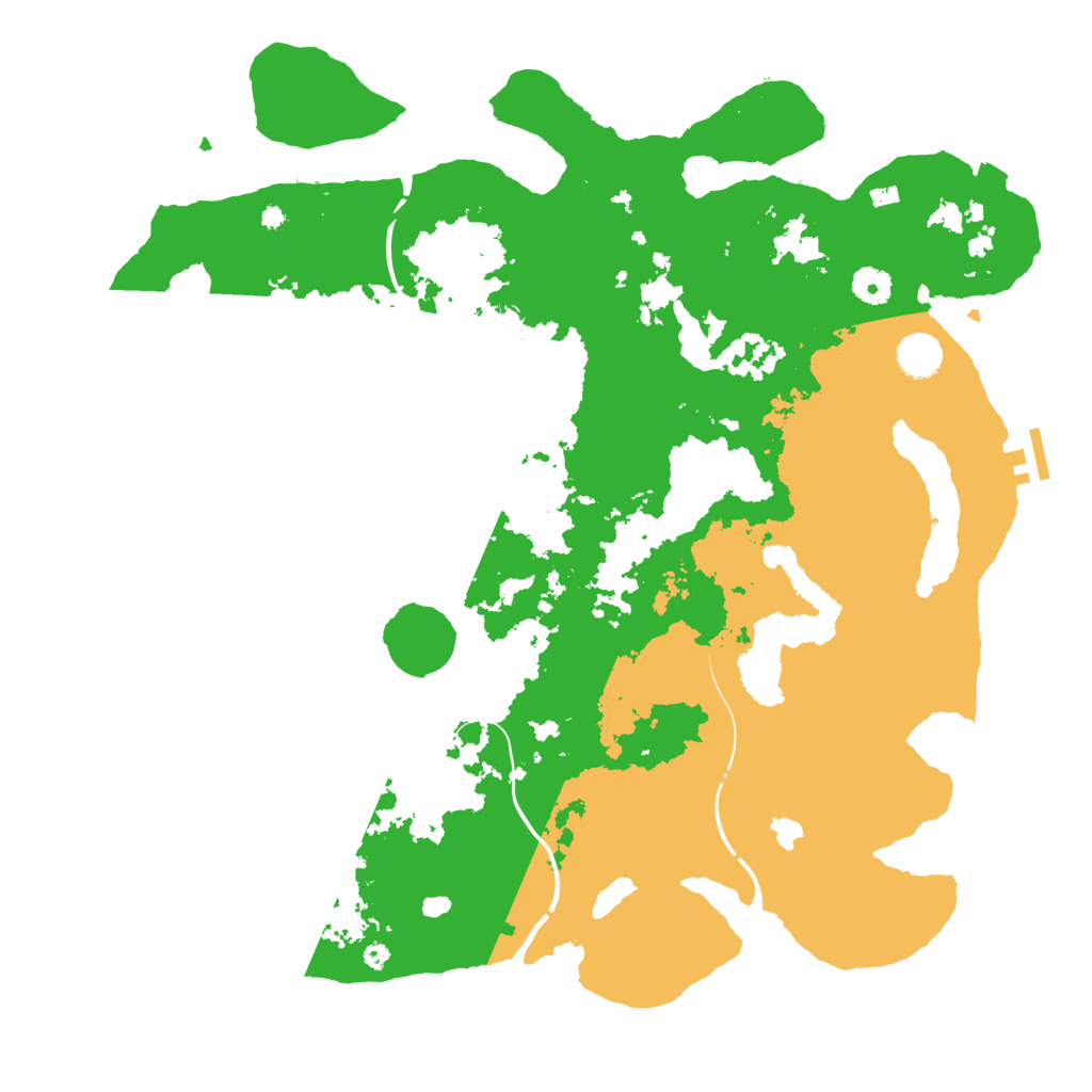 Biome Rust Map: Procedural Map, Size: 4250, Seed: 1618200094