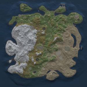 Thumbnail Rust Map: Procedural Map, Size: 4250, Seed: 1618200094, 19 Monuments