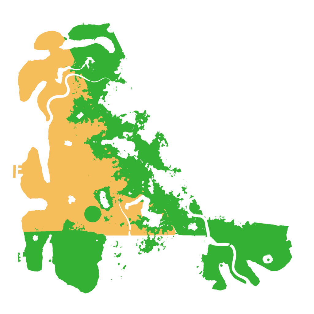Biome Rust Map: Procedural Map, Size: 5000, Seed: 127360