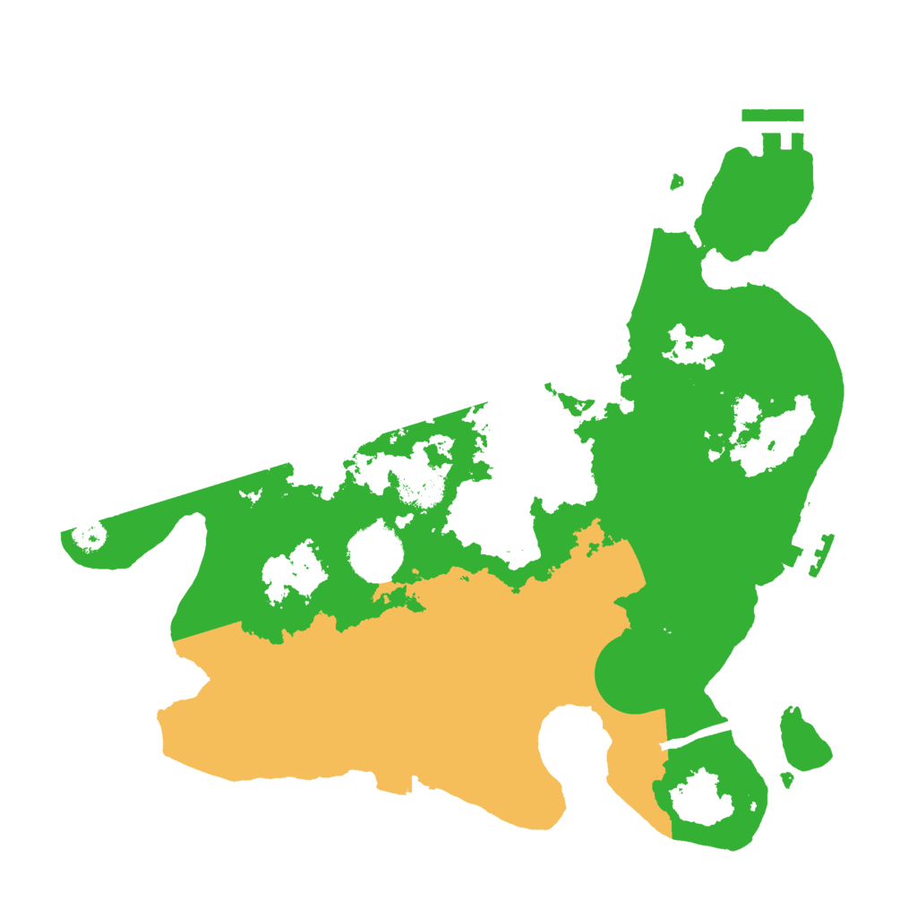 Biome Rust Map: Procedural Map, Size: 3000, Seed: 1190239755