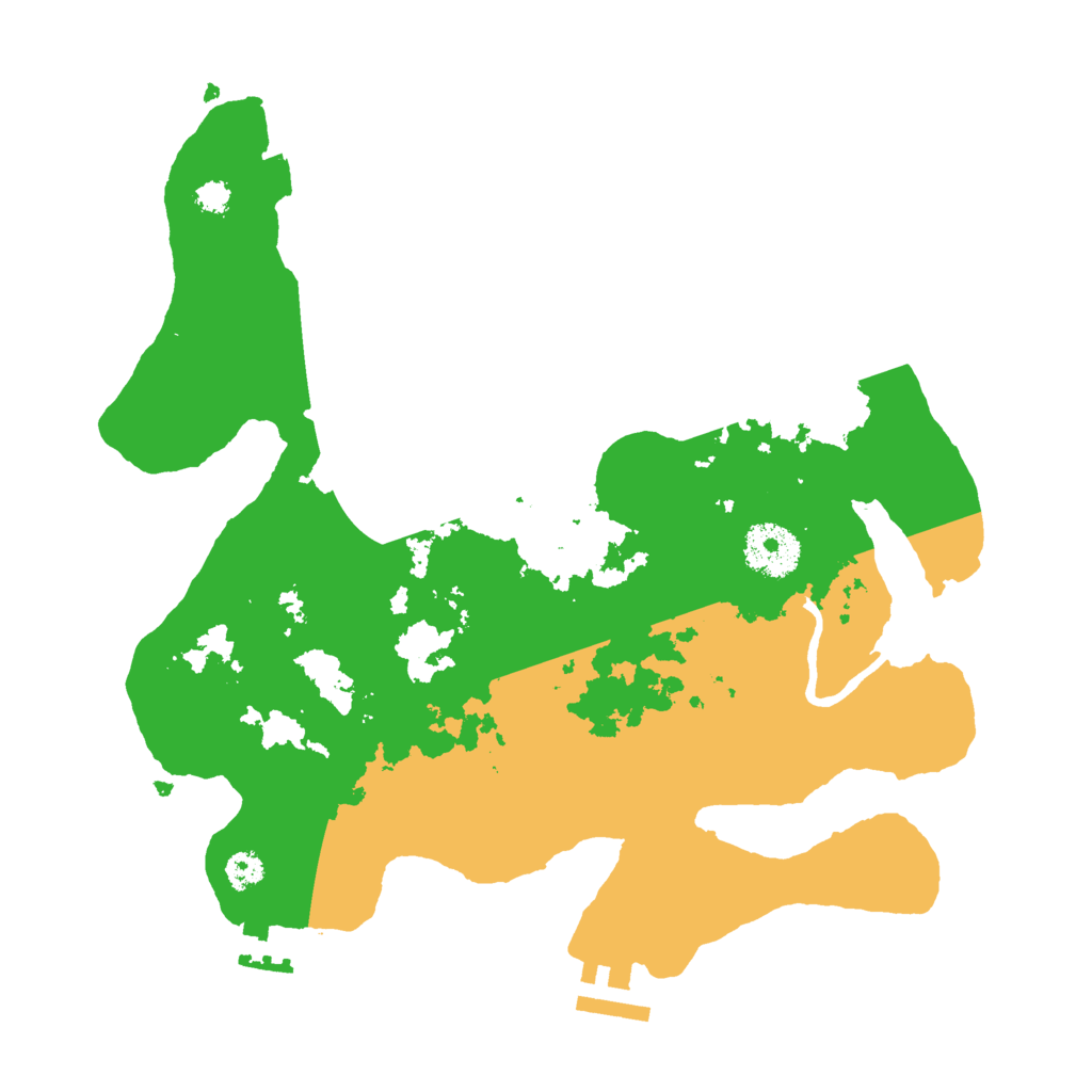 Biome Rust Map: Procedural Map, Size: 3000, Seed: 41729