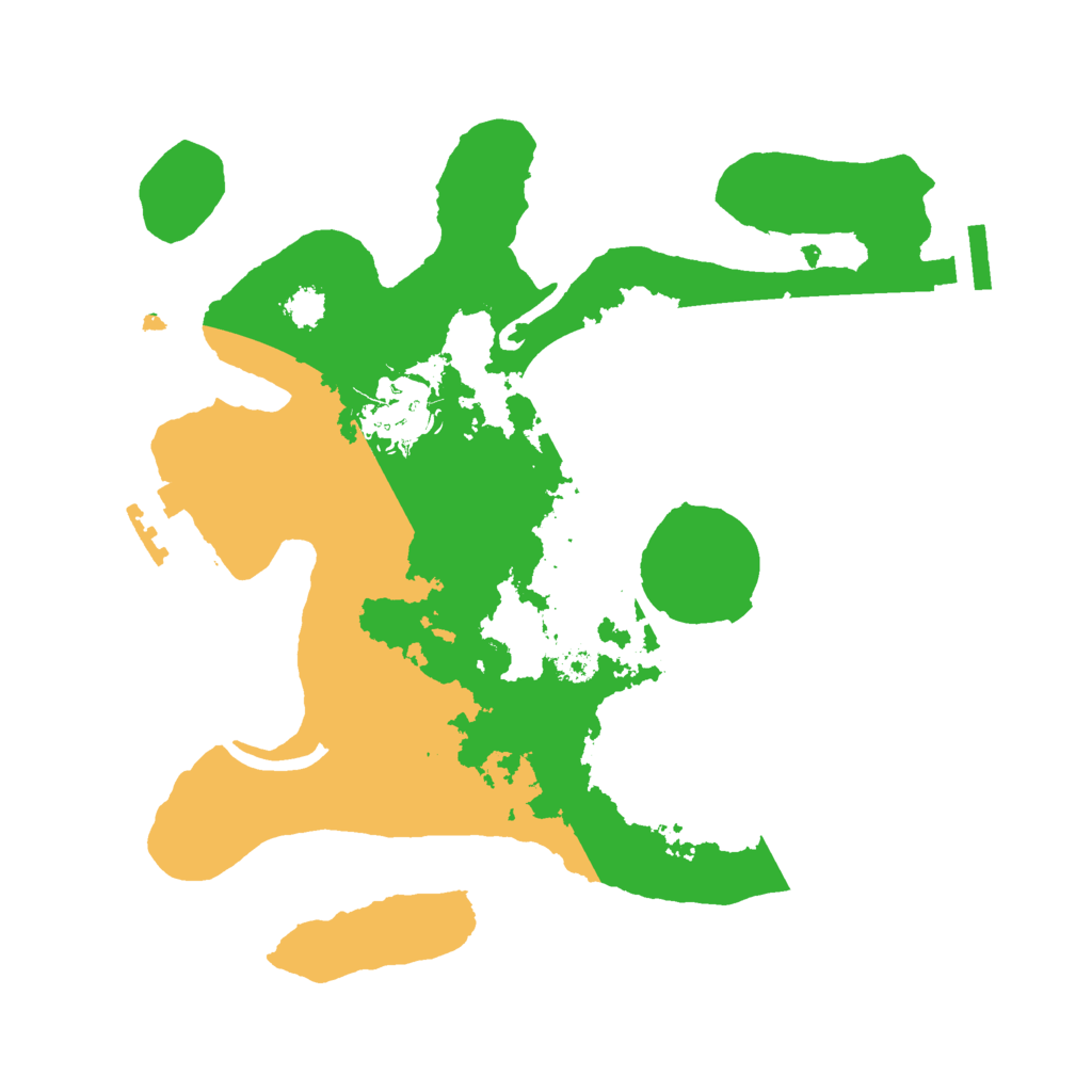 Biome Rust Map: Procedural Map, Size: 2500, Seed: 6534234