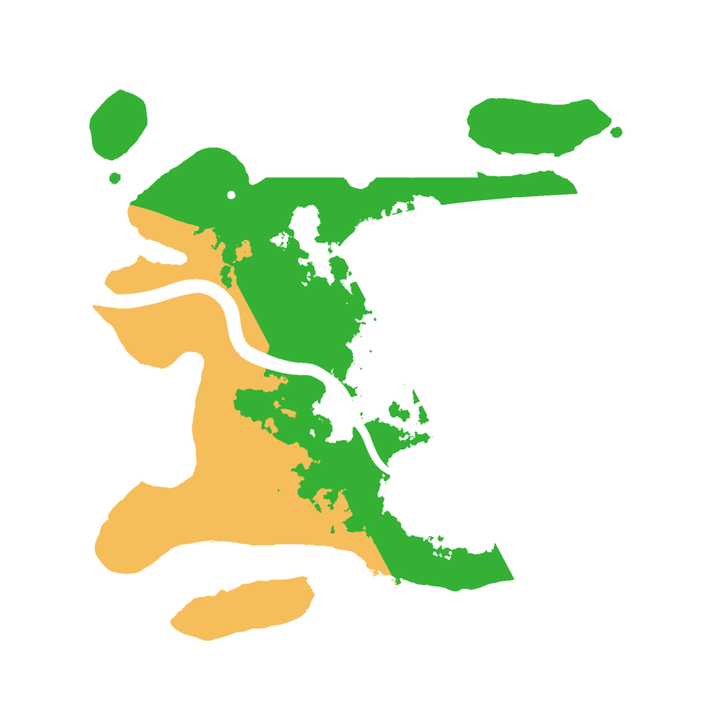 Biome Rust Map: Procedural Map, Size: 2500, Seed: 6534234