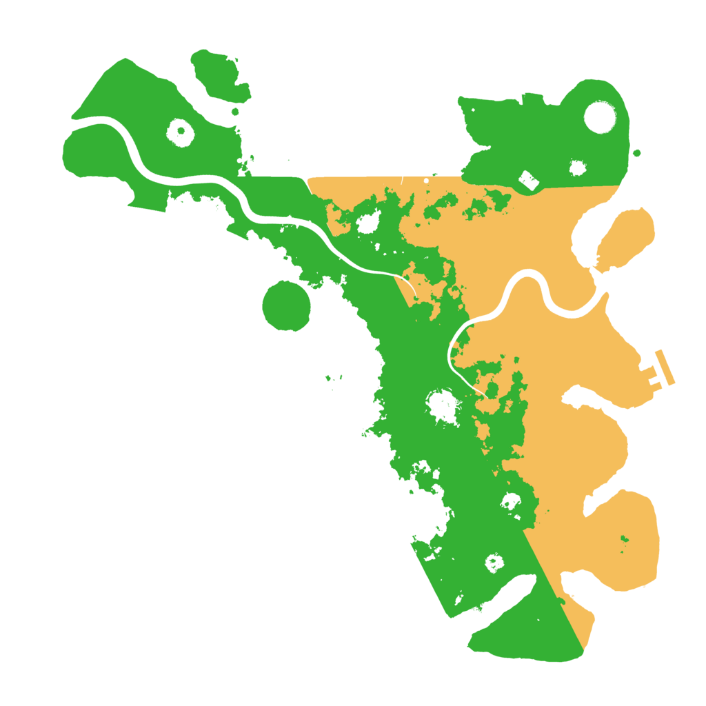 Biome Rust Map: Procedural Map, Size: 3900, Seed: 76850513