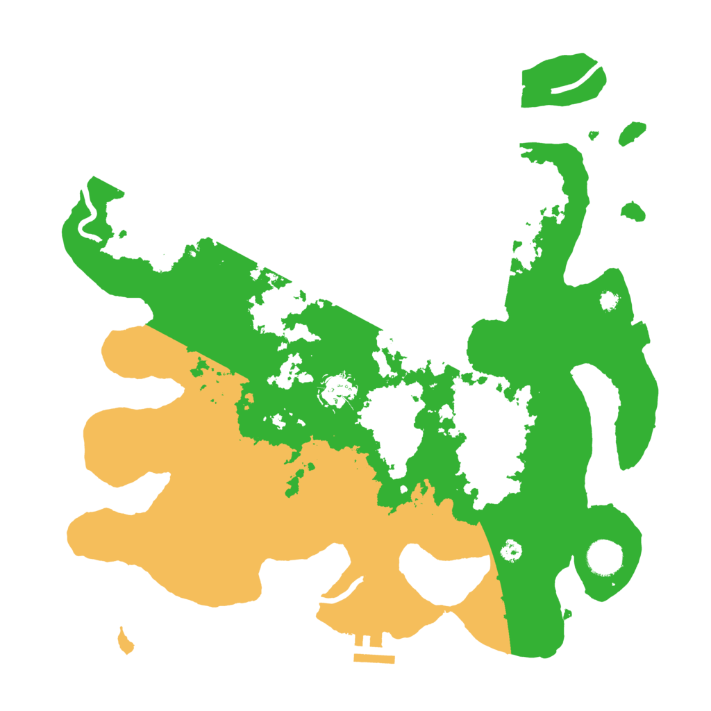 Biome Rust Map: Procedural Map, Size: 3500, Seed: 662511478