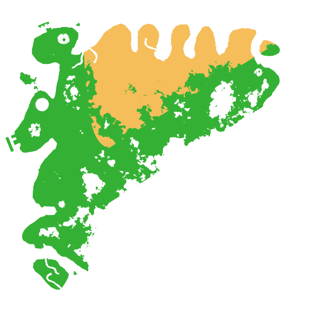 Biome Rust Map: Procedural Map, Size: 4150, Seed: 31606