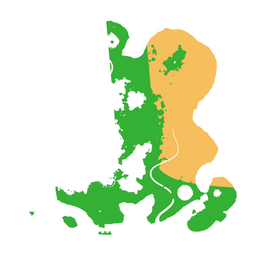 Biome Rust Map: Procedural Map, Size: 3000, Seed: 2071102375