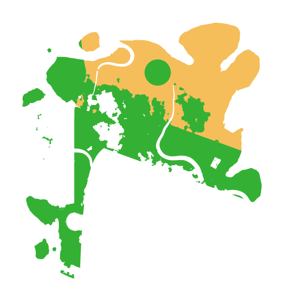 Biome Rust Map: Procedural Map, Size: 3000, Seed: 294964999