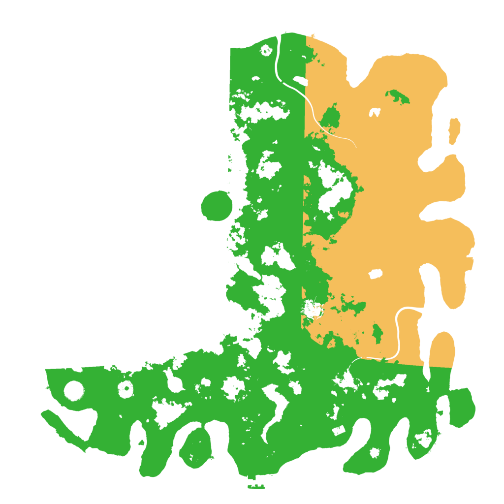 Biome Rust Map: Procedural Map, Size: 4500, Seed: 1094479438