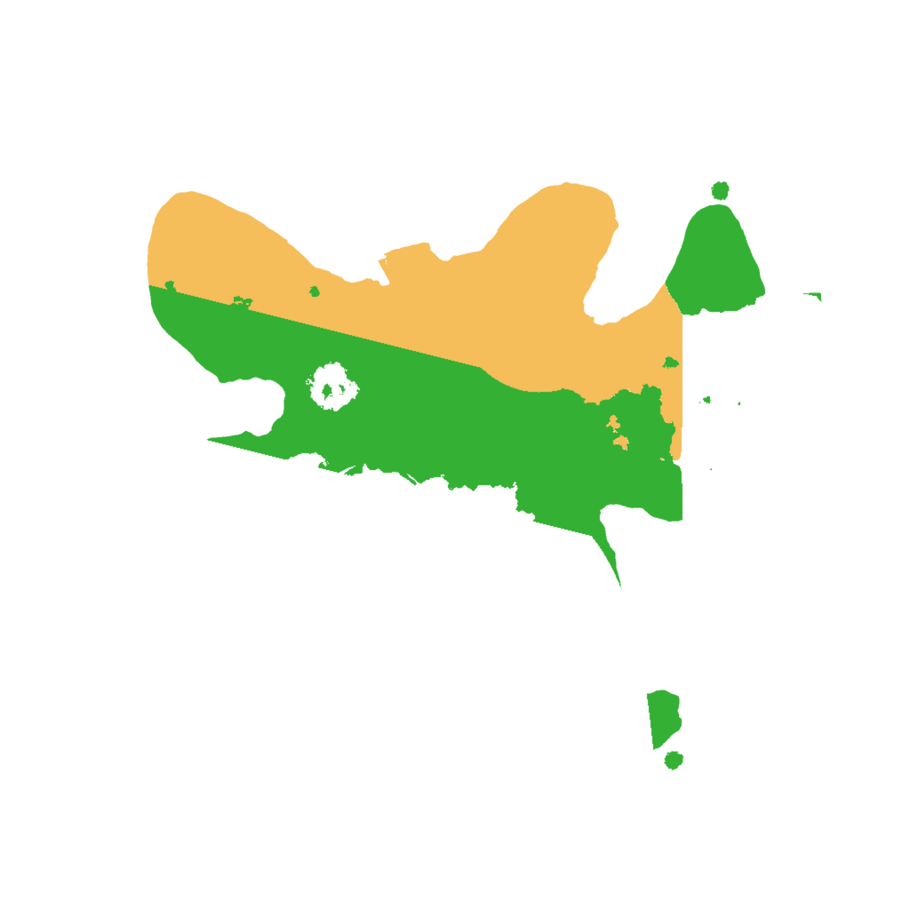 Biome Rust Map: Procedural Map, Size: 2000, Seed: 427994796