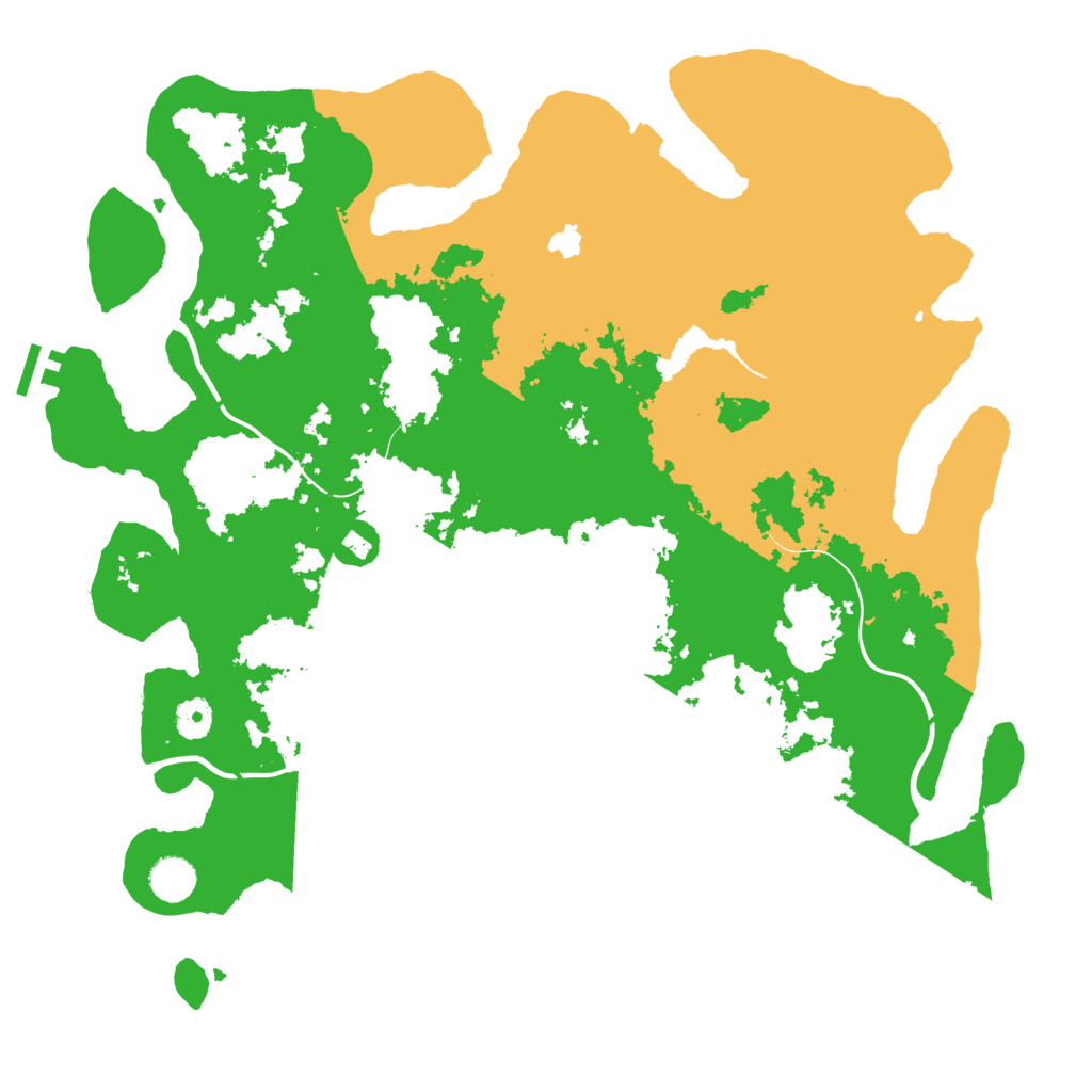 Biome Rust Map: Procedural Map, Size: 4200, Seed: 649