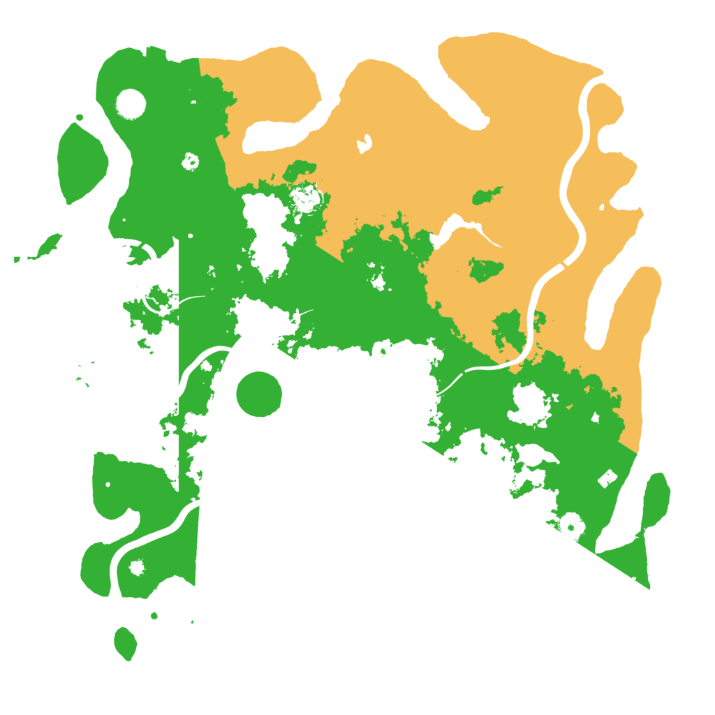 Biome Rust Map: Procedural Map, Size: 4200, Seed: 649