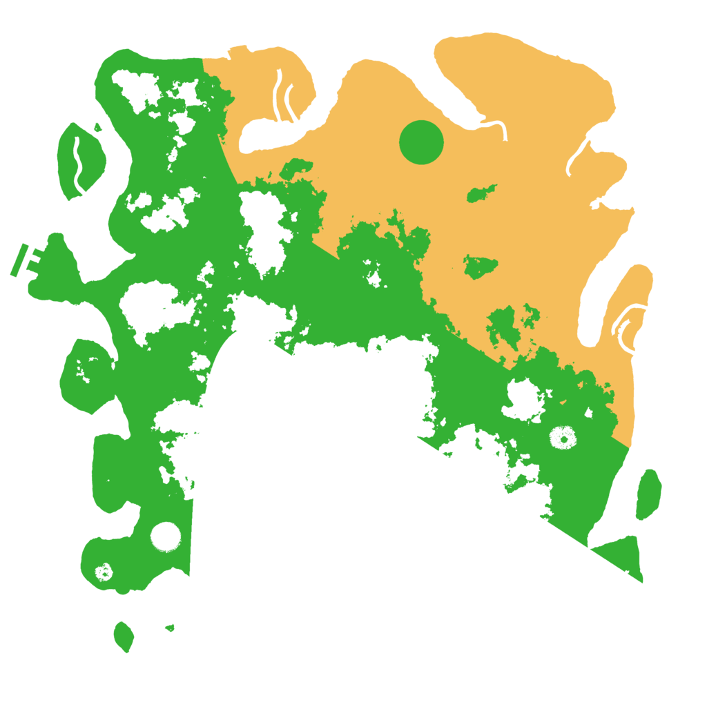 Biome Rust Map: Procedural Map, Size: 4200, Seed: 649