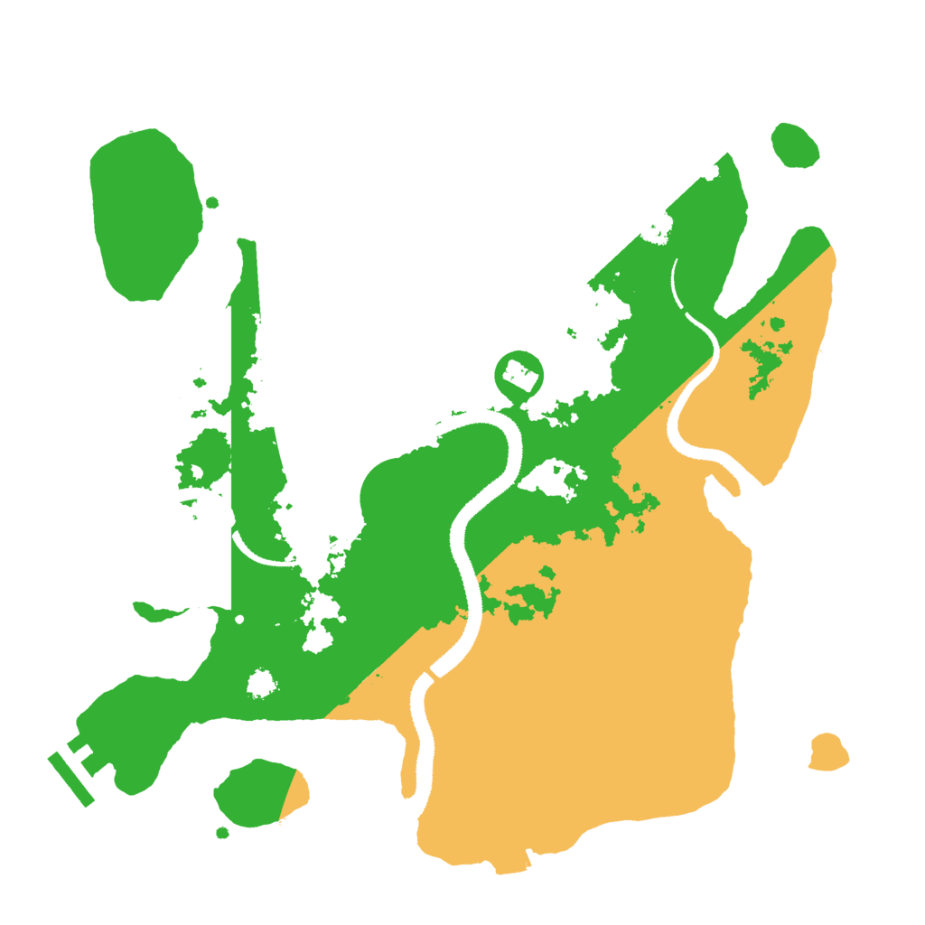 Biome Rust Map: Procedural Map, Size: 3000, Seed: 7286