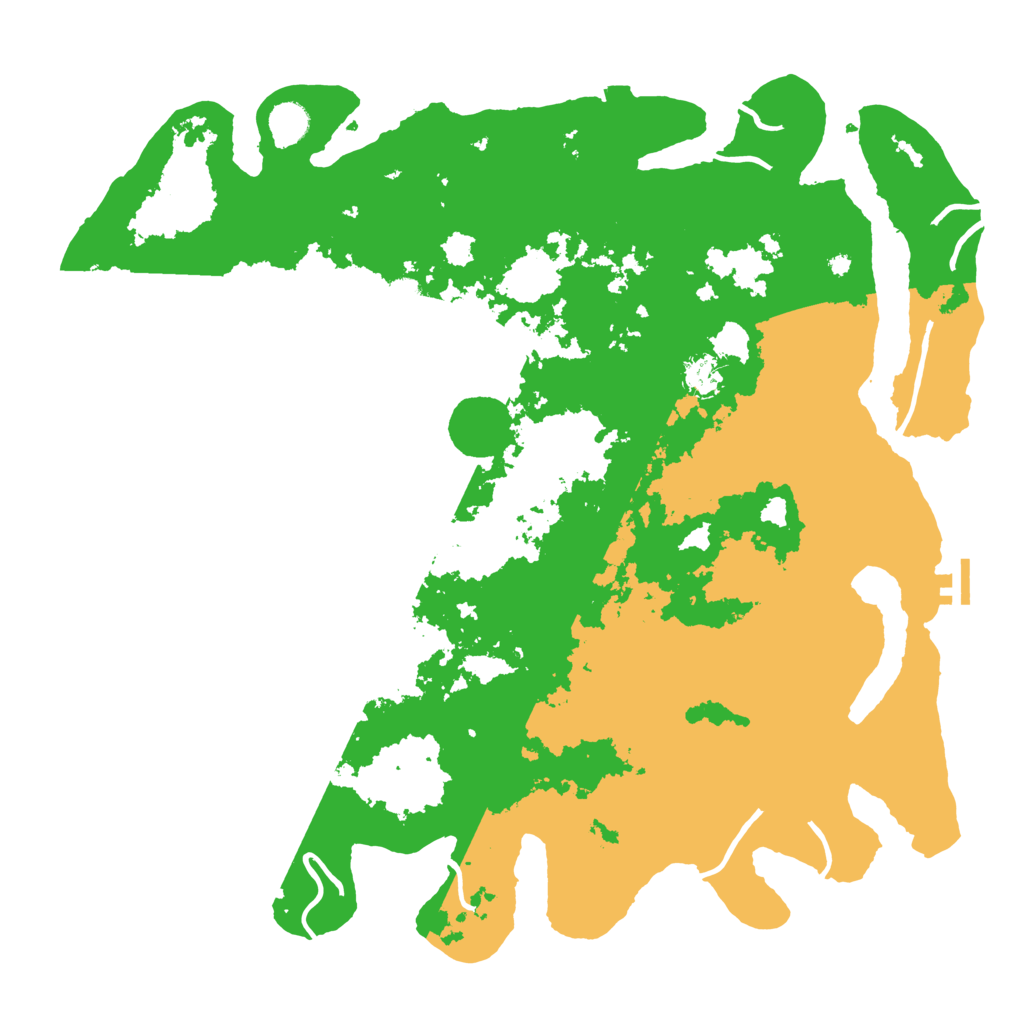 Biome Rust Map: Procedural Map, Size: 4500, Seed: 2145811393