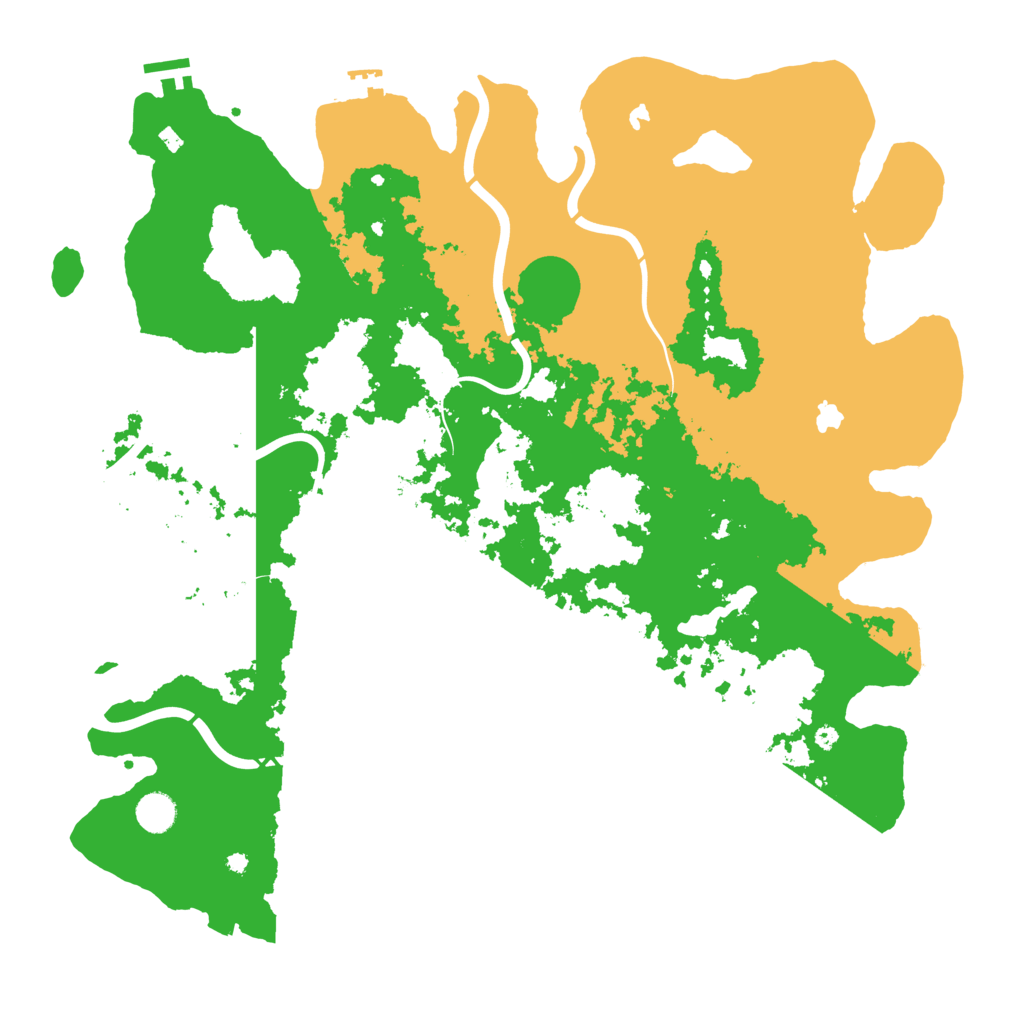 Biome Rust Map: Procedural Map, Size: 4500, Seed: 1528502156