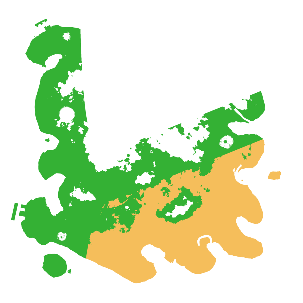 Biome Rust Map: Procedural Map, Size: 3500, Seed: 1989002959