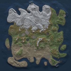 Thumbnail Rust Map: Procedural Map, Size: 4250, Seed: 772981011, 19 Monuments