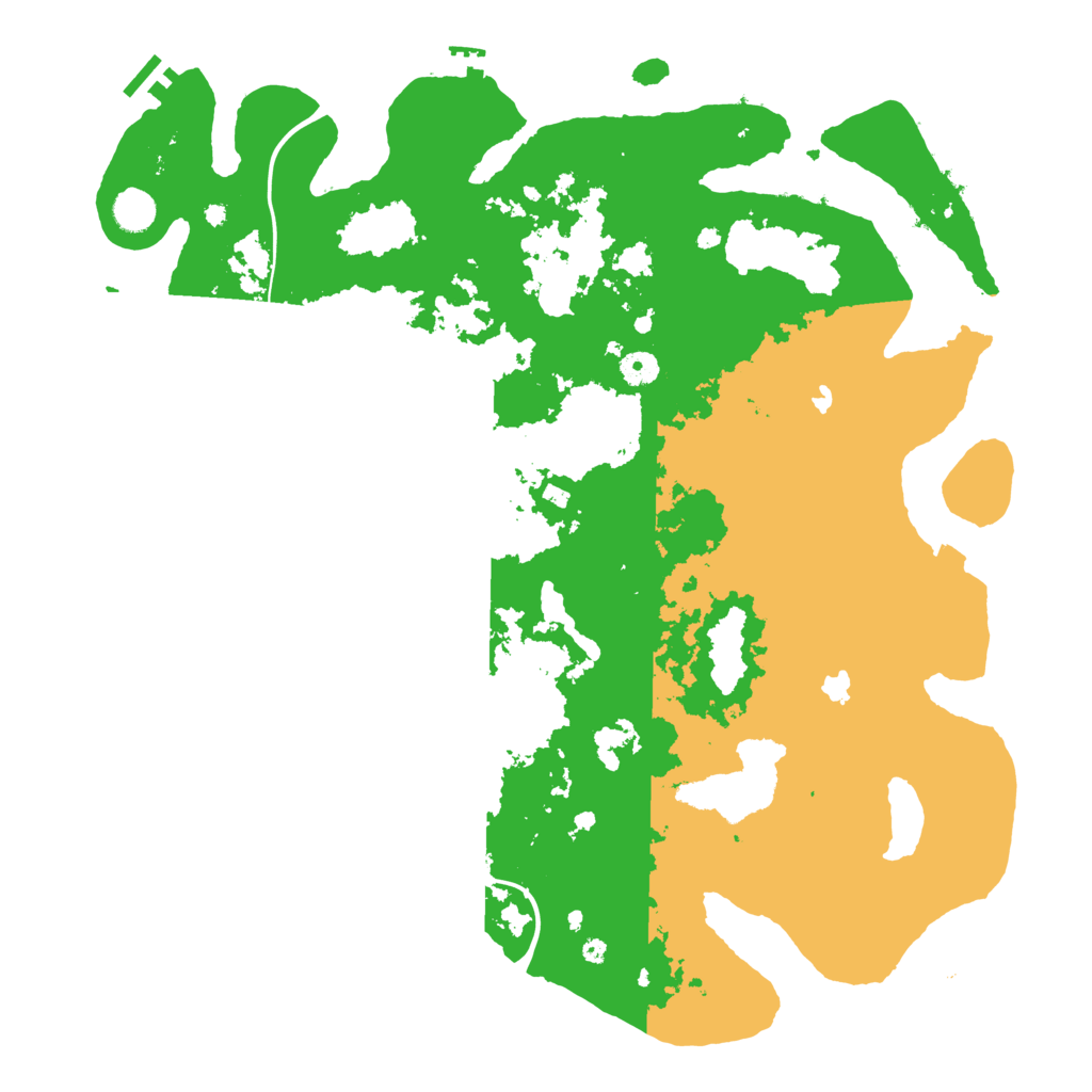 Biome Rust Map: Procedural Map, Size: 4500, Seed: 198879292