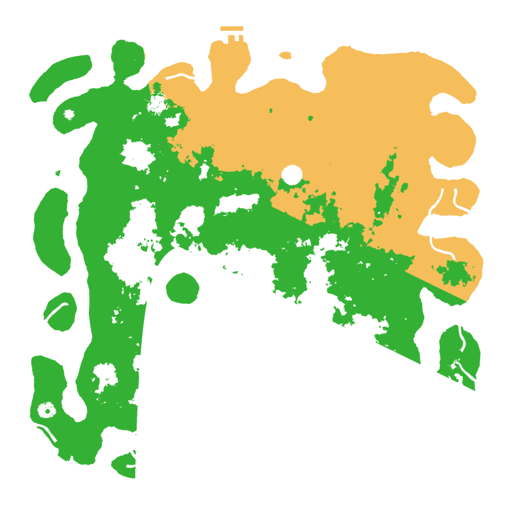 Biome Rust Map: Procedural Map, Size: 4500, Seed: 130249139