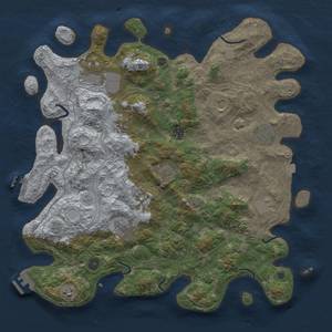 Thumbnail Rust Map: Procedural Map, Size: 4250, Seed: 1326729713, 18 Monuments