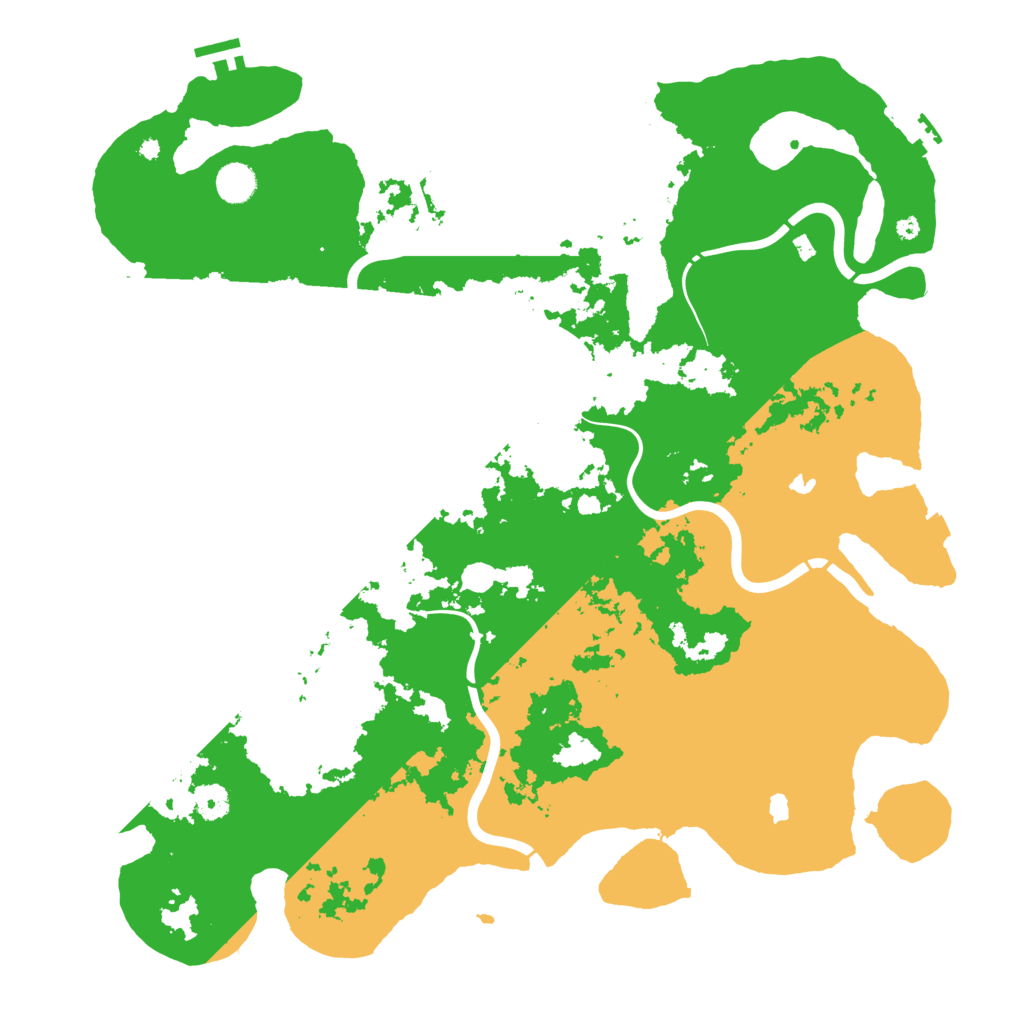 Biome Rust Map: Procedural Map, Size: 4500, Seed: 95615864