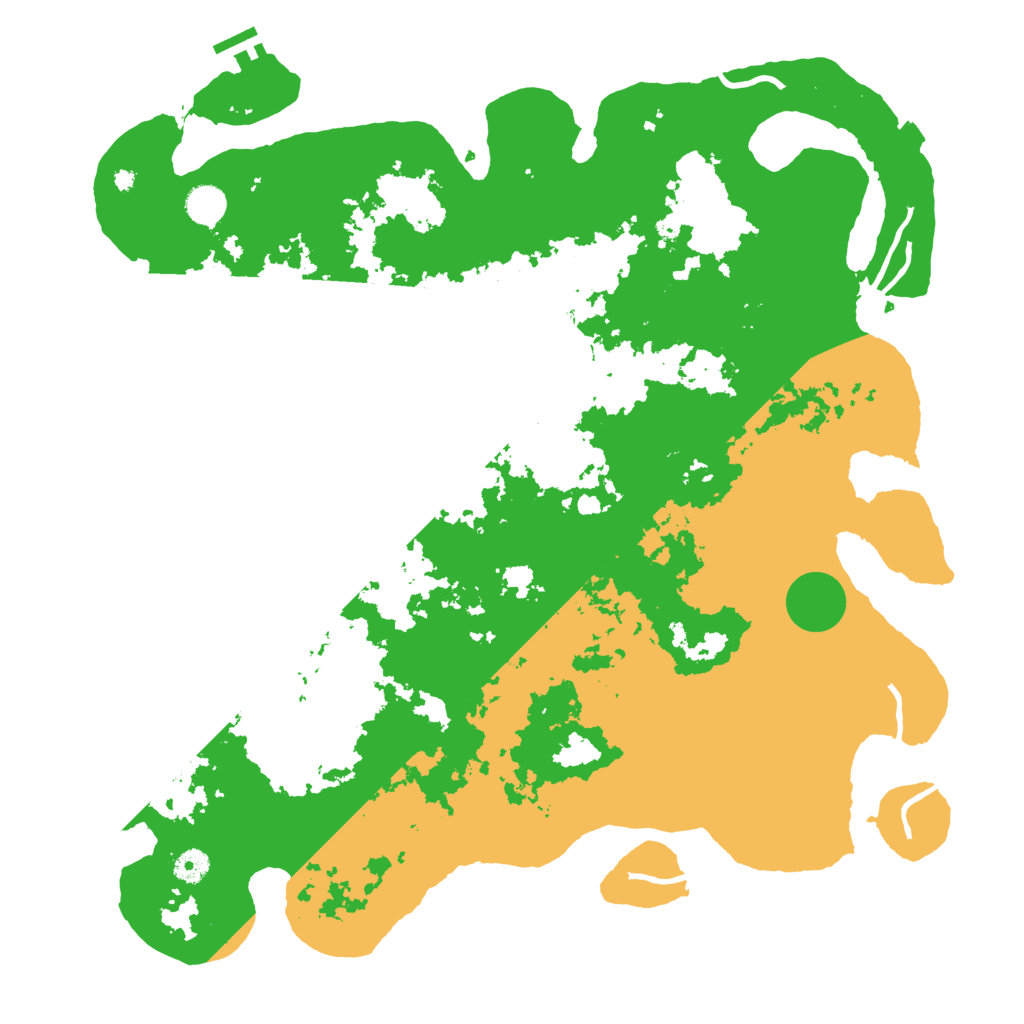 Biome Rust Map: Procedural Map, Size: 4500, Seed: 95615864