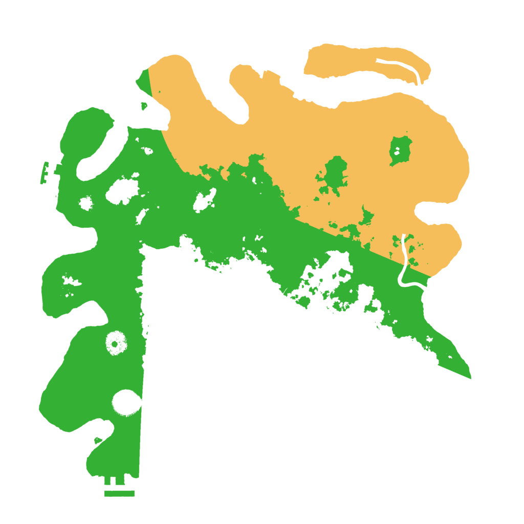 Biome Rust Map: Procedural Map, Size: 3500, Seed: 1018926579