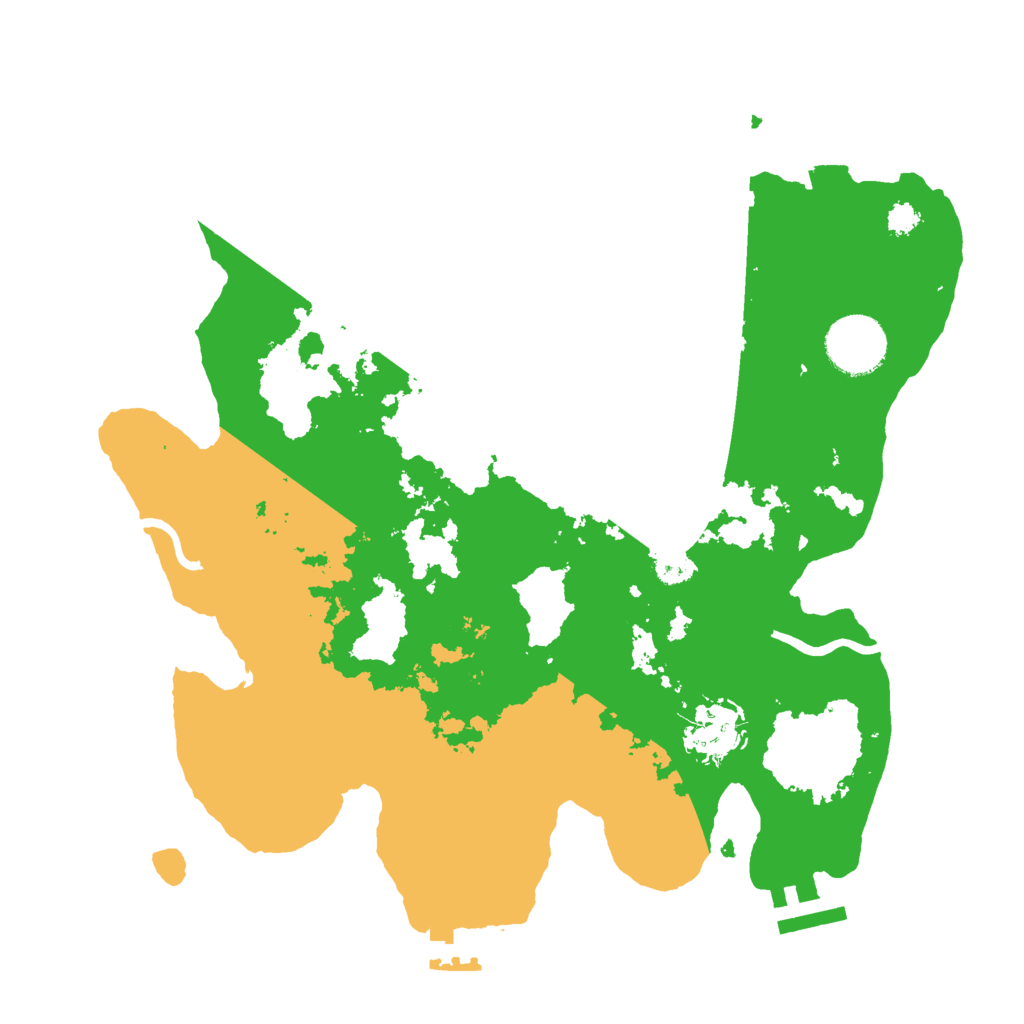 Biome Rust Map: Procedural Map, Size: 3000, Seed: 31725