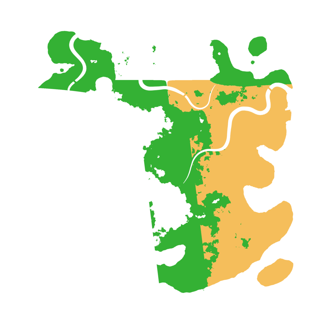 Biome Rust Map: Procedural Map, Size: 3500, Seed: 315186775