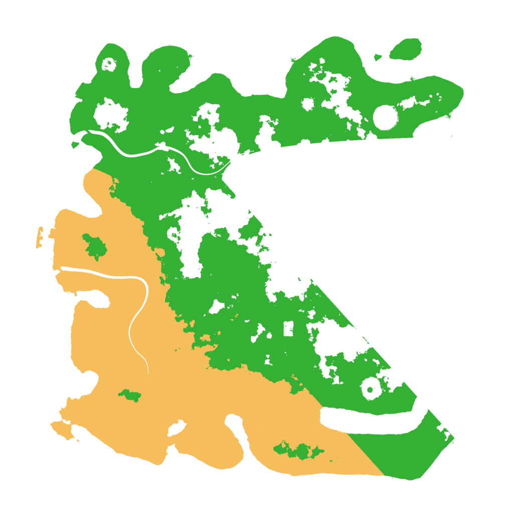 Biome Rust Map: Procedural Map, Size: 3600, Seed: 813482239