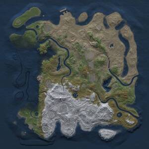 Thumbnail Rust Map: Procedural Map, Size: 4250, Seed: 1775267412, 16 Monuments