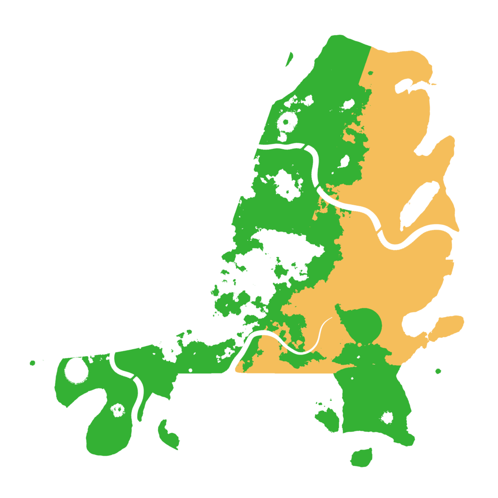 Biome Rust Map: Procedural Map, Size: 3750, Seed: 157946