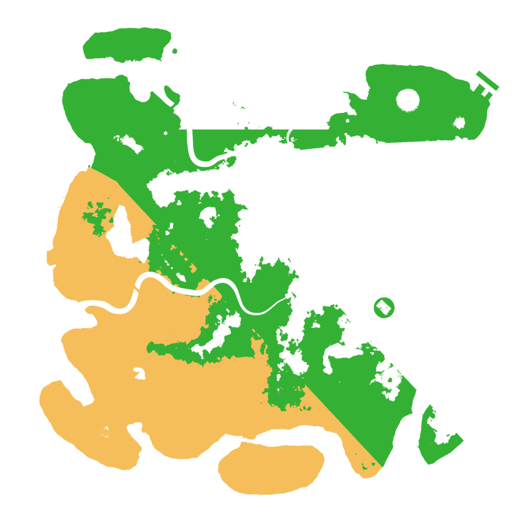 Biome Rust Map: Procedural Map, Size: 4000, Seed: 6214