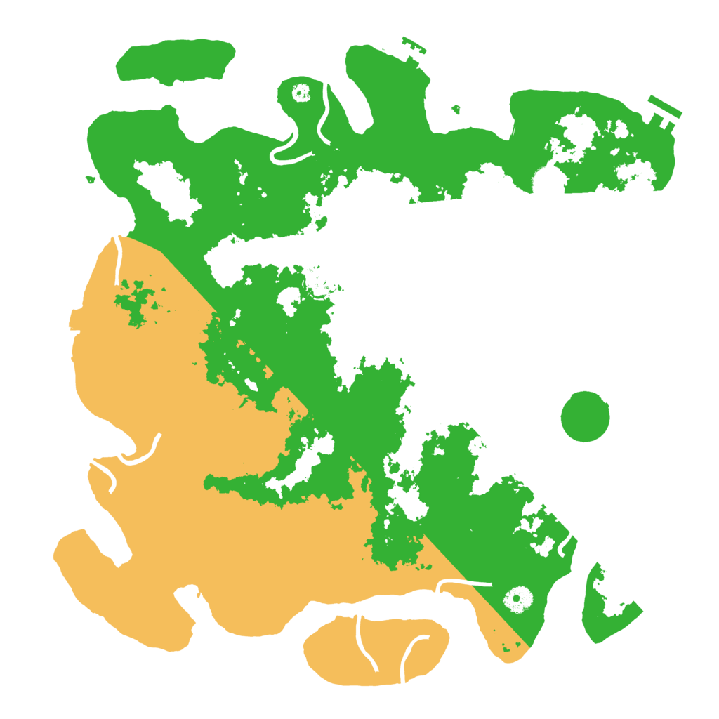 Biome Rust Map: Procedural Map, Size: 4000, Seed: 6214