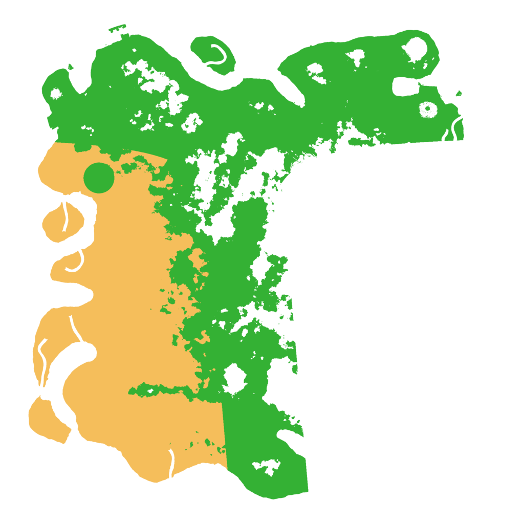 Biome Rust Map: Procedural Map, Size: 4500, Seed: 746831740