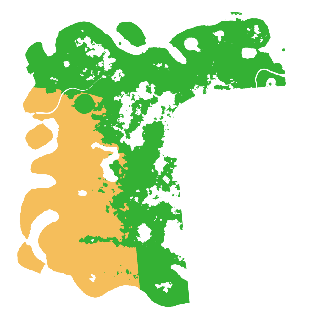 Biome Rust Map: Procedural Map, Size: 4500, Seed: 746831740