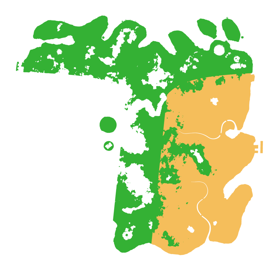 Biome Rust Map: Procedural Map, Size: 4500, Seed: 671390301