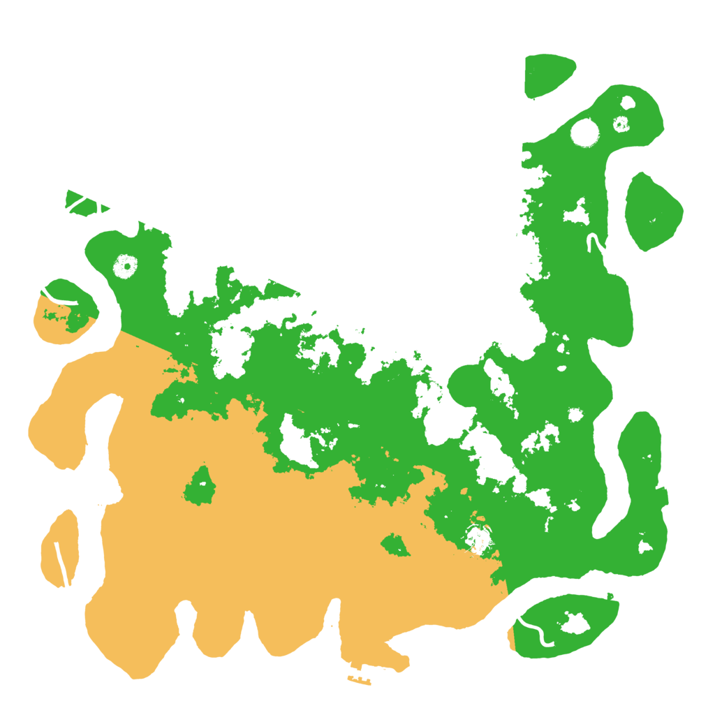 Biome Rust Map: Procedural Map, Size: 4500, Seed: 2104369817