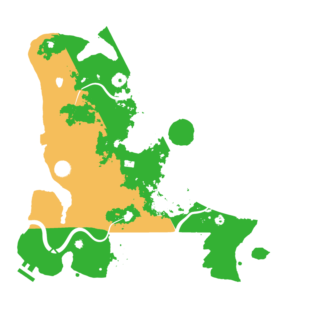 Biome Rust Map: Procedural Map, Size: 3300, Seed: 491103967