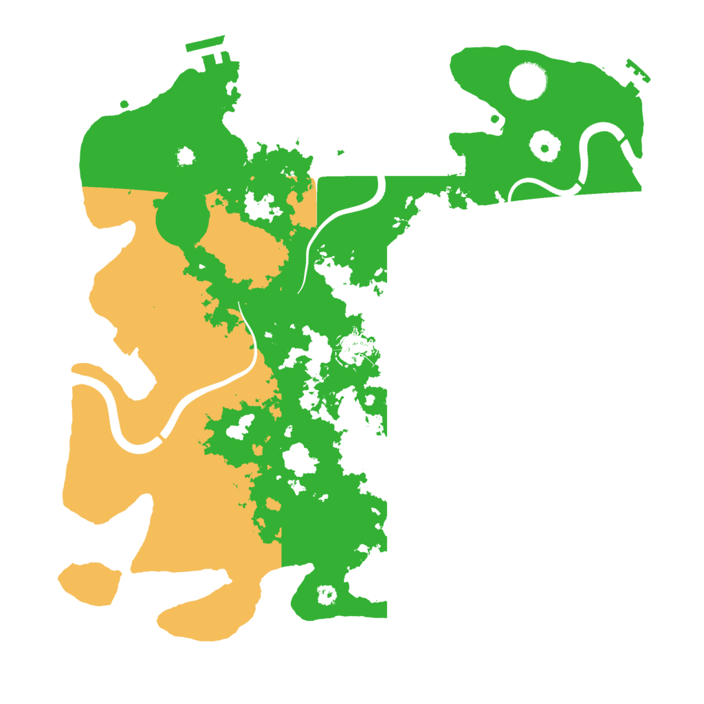Biome Rust Map: Procedural Map, Size: 3500, Seed: 1071847450