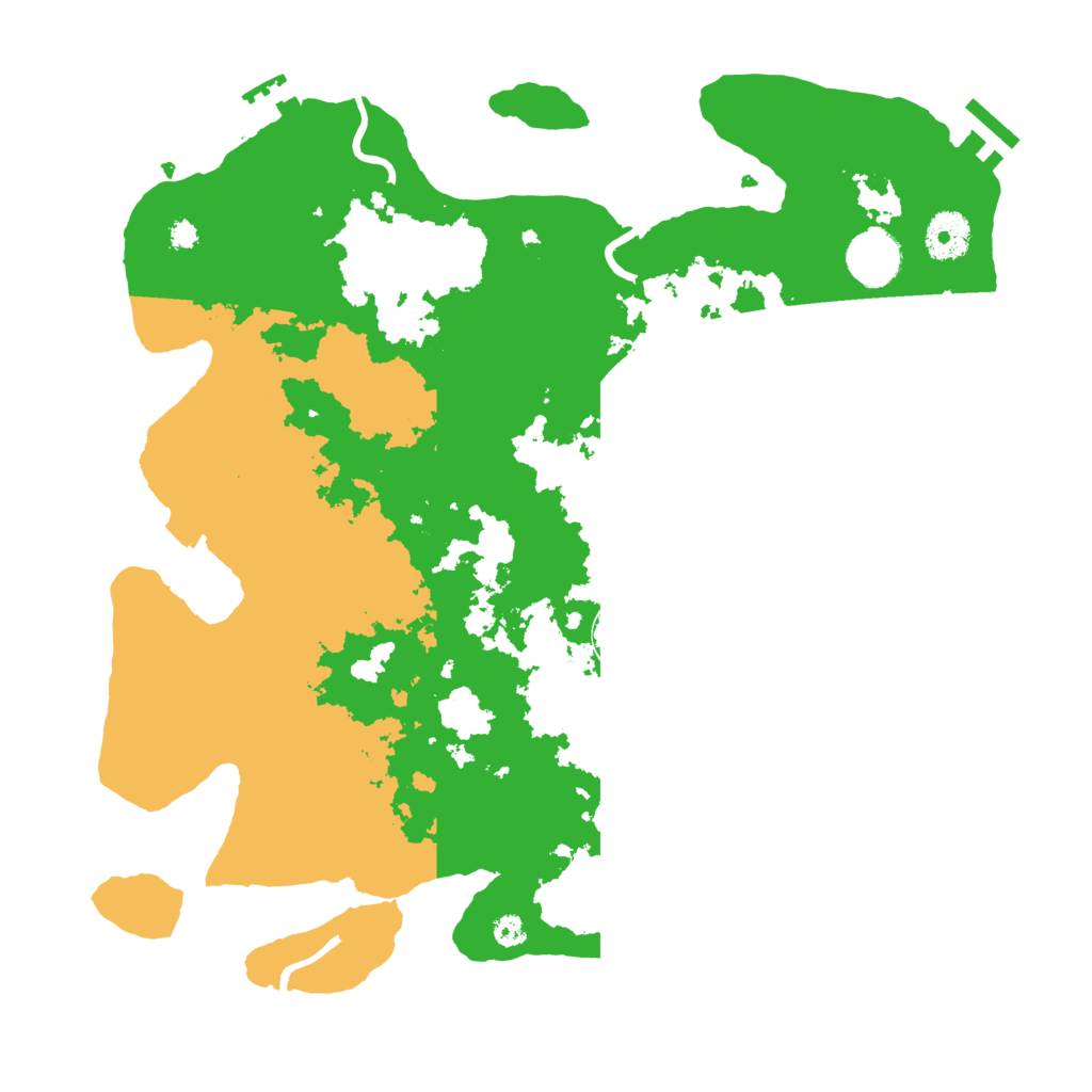 Biome Rust Map: Procedural Map, Size: 3500, Seed: 1071847450