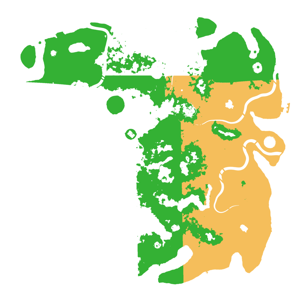 Biome Rust Map: Procedural Map, Size: 4500, Seed: 61283631
