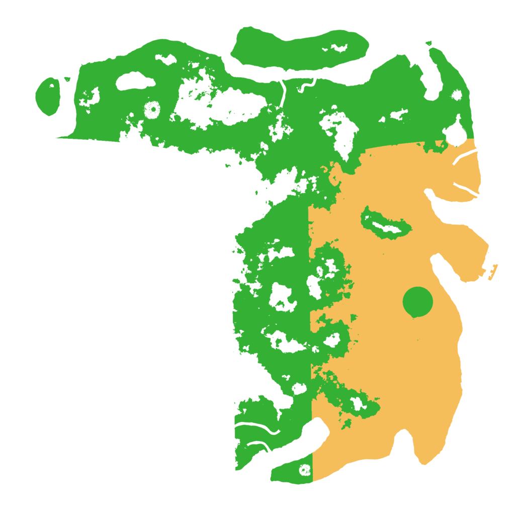 Biome Rust Map: Procedural Map, Size: 4500, Seed: 61283631