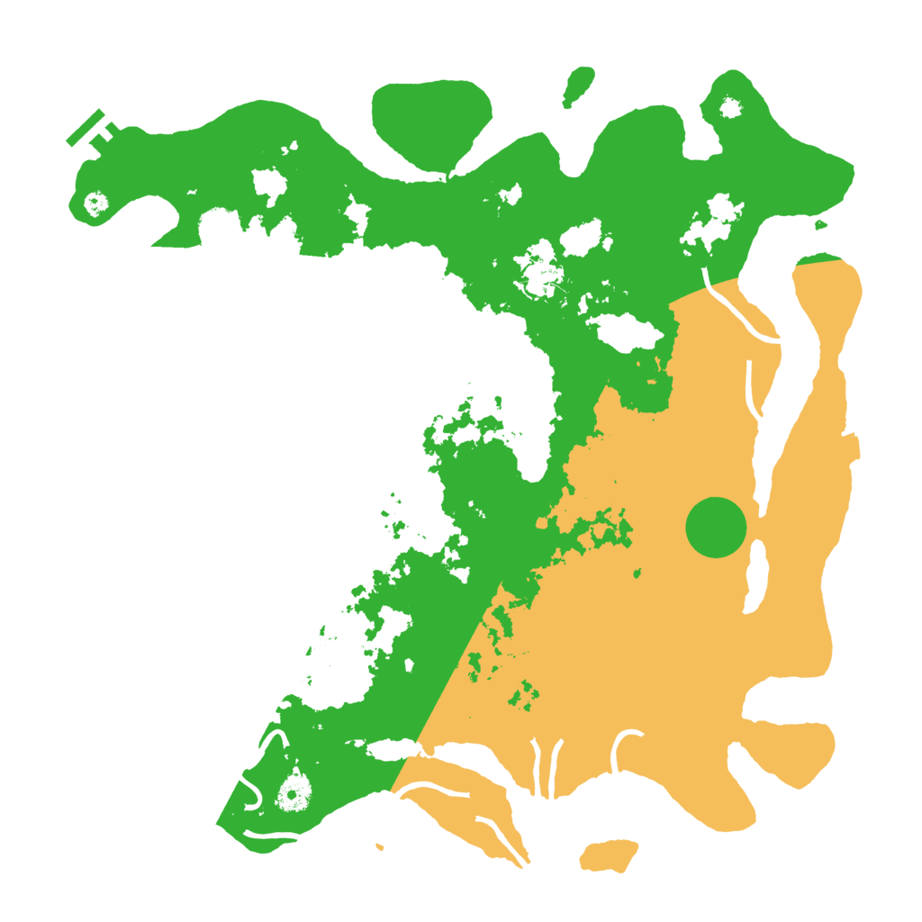 Biome Rust Map: Procedural Map, Size: 4000, Seed: 3458