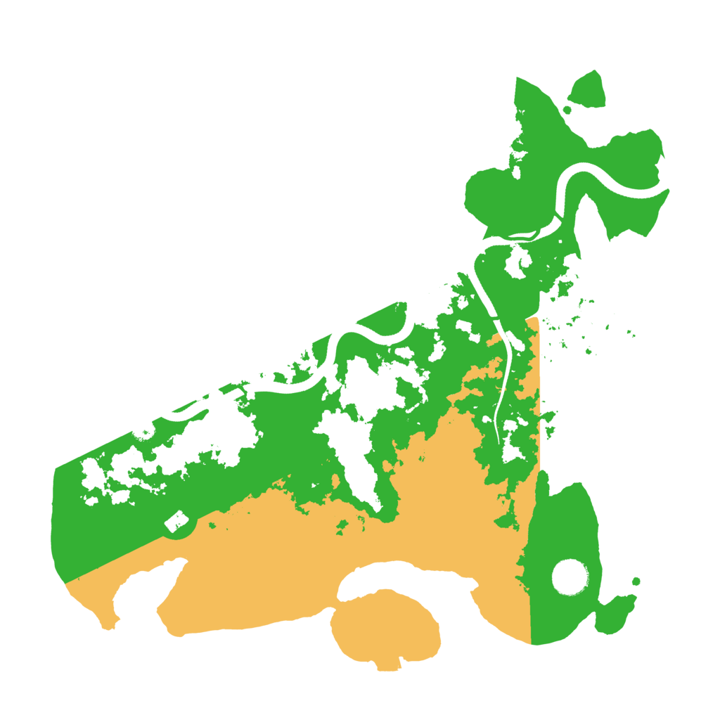 Biome Rust Map: Procedural Map, Size: 3500, Seed: 97423419