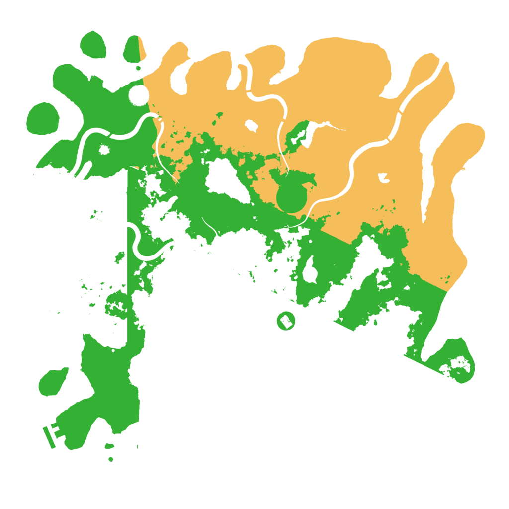Biome Rust Map: Procedural Map, Size: 4500, Seed: 7092024