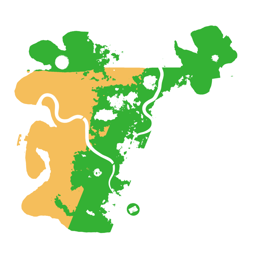Biome Rust Map: Procedural Map, Size: 3500, Seed: 631449701