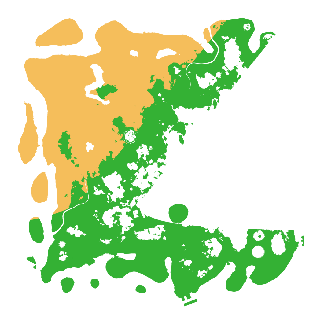 Biome Rust Map: Procedural Map, Size: 4500, Seed: 1601150731