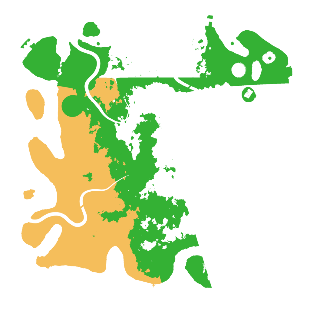 Biome Rust Map: Procedural Map, Size: 3800, Seed: 284693612